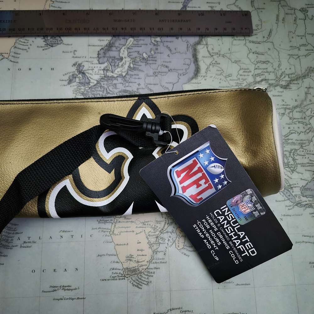 NFL Gold and Black Can Cooler